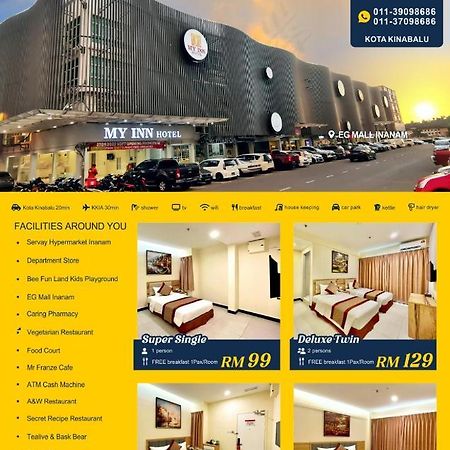 My Inn Hotel Inanam Экстерьер фото